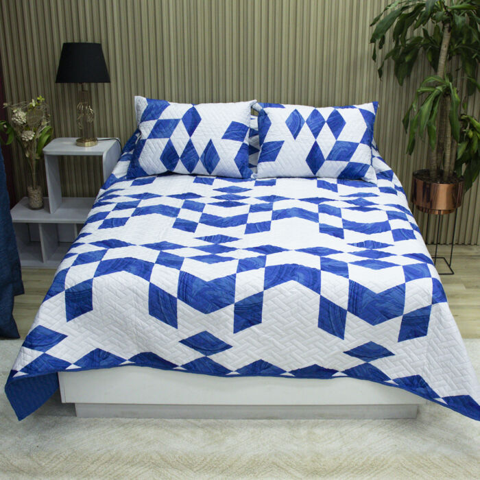 Sobrecama Becorat Prisma Azul