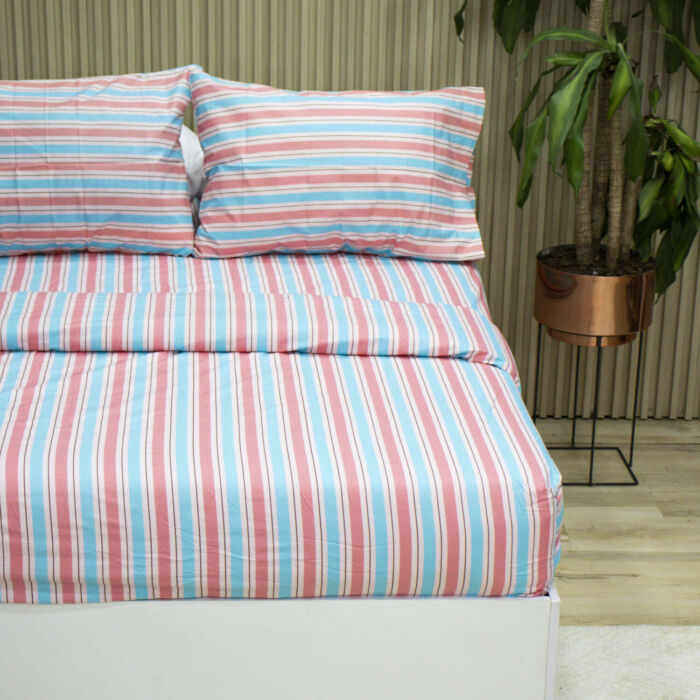 Juego de Sábanas Pink Line-144 hilos