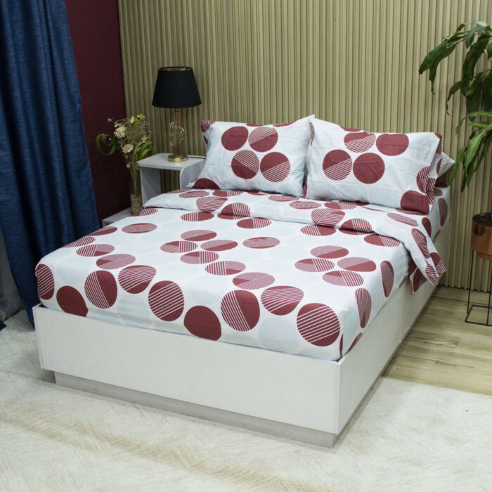 Juego de Sábanas Cherry Dot-144 hilos